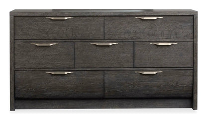 Kinsley Drawer Dresser in Black Heron Finish