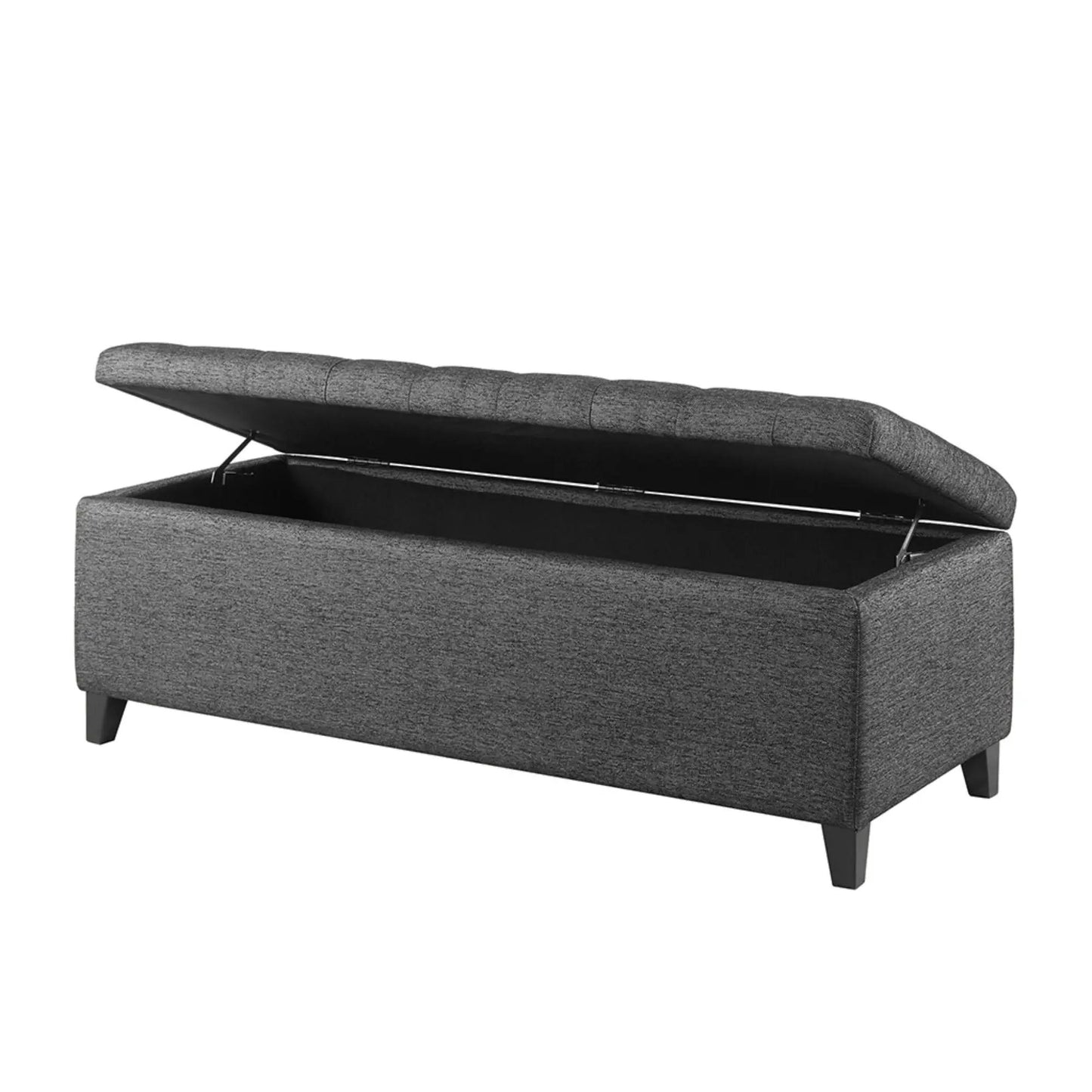 Tufted Top Storage Bench With Soft Close Lid