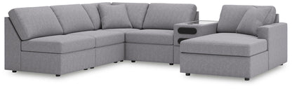 Modmax Sectional in Granite Performance Fabric
