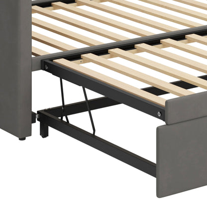 Upholstered Daybed with a Pop Up Trundle Sofa