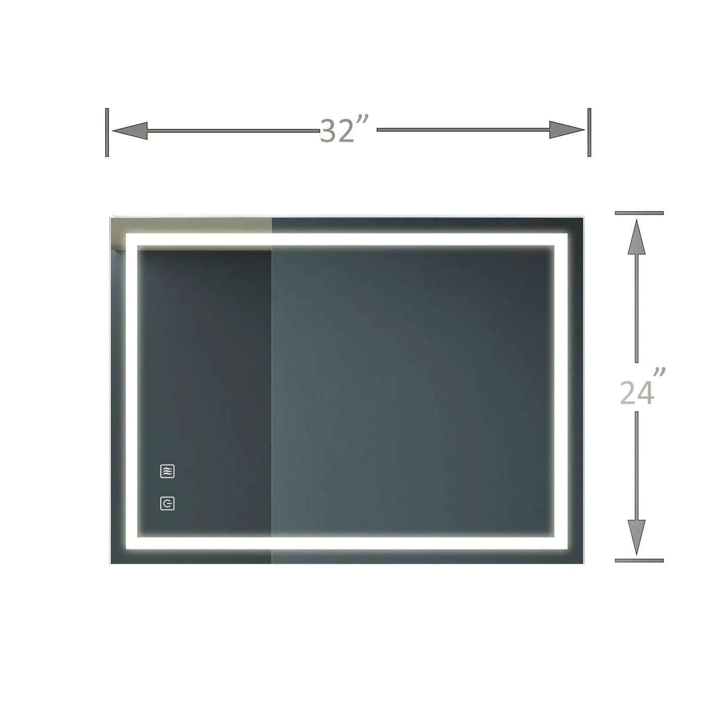 Bathroom Vanity Mirror With Lighting Anti Fog