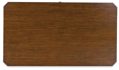 Trenmour Rectangular Cocktail Table Medium Brown
