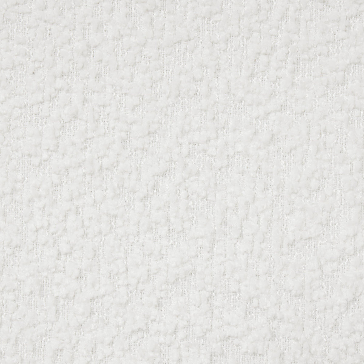 White Boucle Upholstered Bed for Modern Rooms