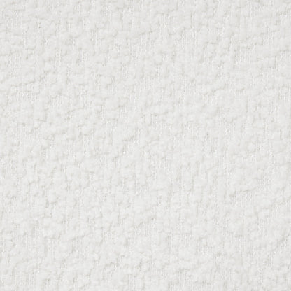 White Boucle Upholstered Bed for Modern Rooms