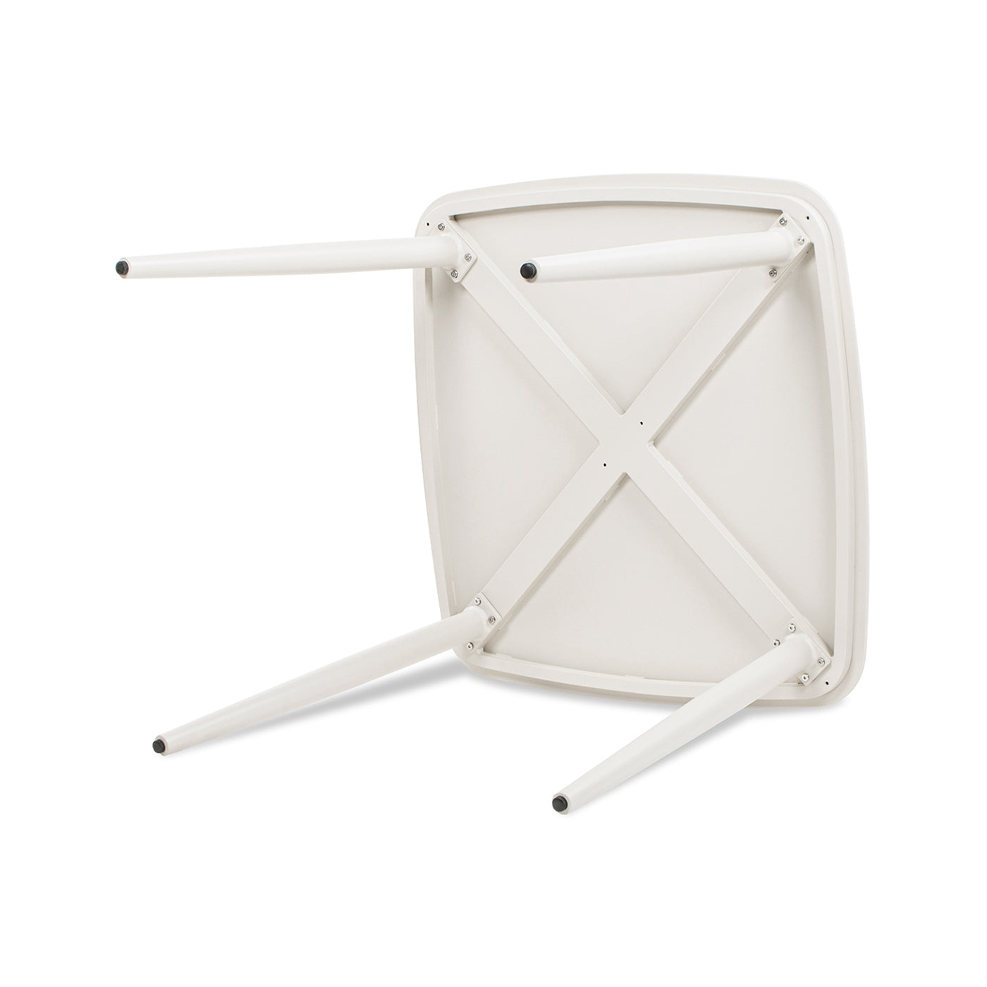 Santorini Outdoor Patio Table and a Solid Metal Base