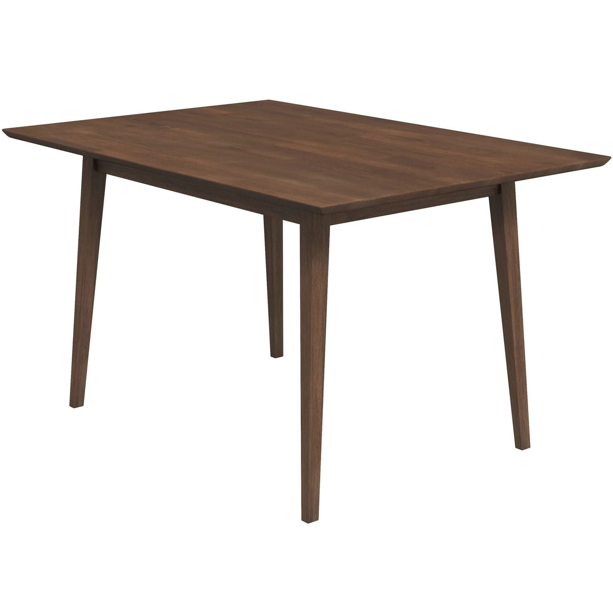 Mary Modern Style Rectangular Dining Kitchen Table by HouseOfZazla warm brown wood on Tampa Home & Garden Store