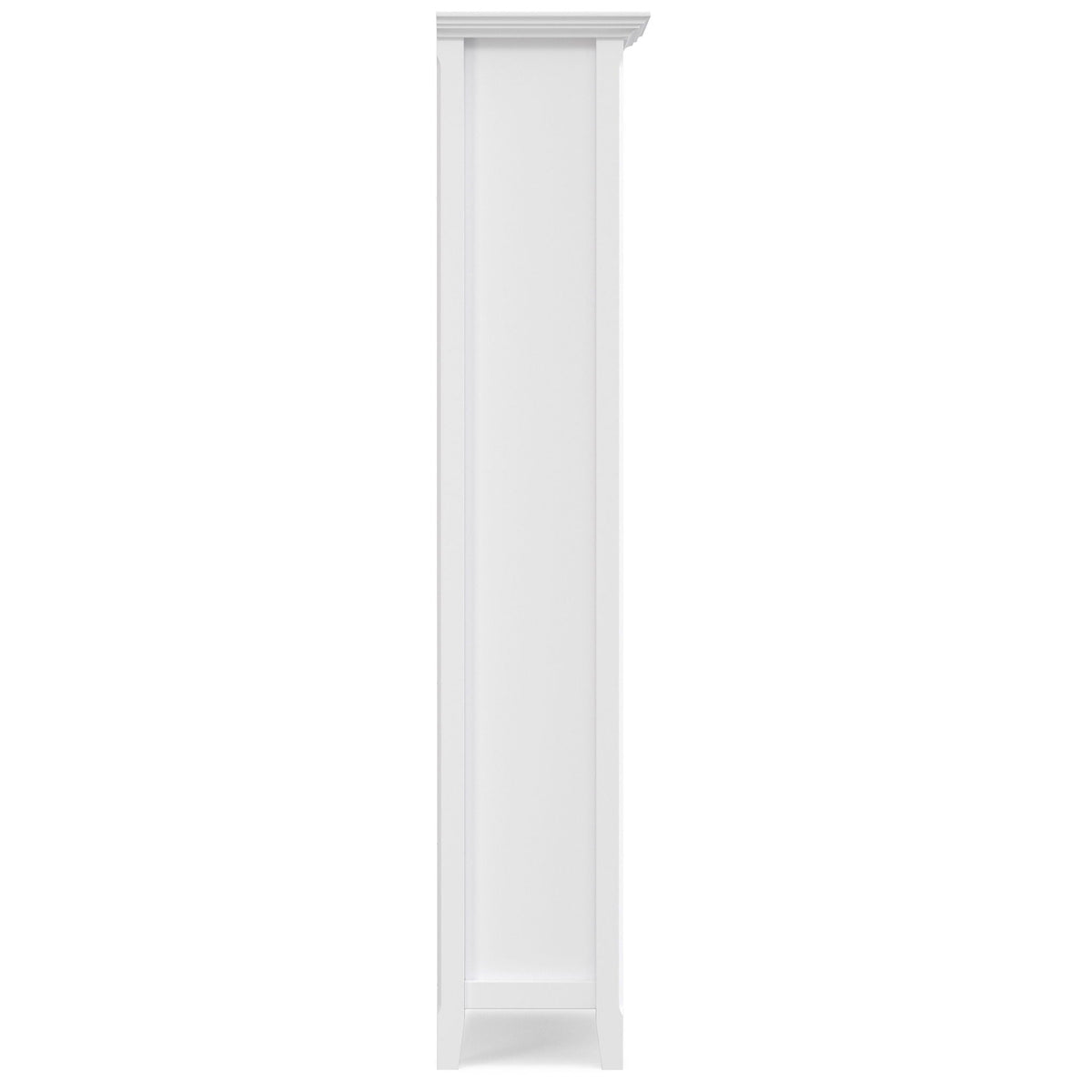 Amherst Wooden Bookcase with Adjustable Shelves, white, HouseOfZazla bookcase on Tampa Home & Garden Store