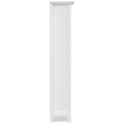 Amherst Wooden Bookcase with Adjustable Shelves, white, HouseOfZazla bookcase on Tampa Home & Garden Store