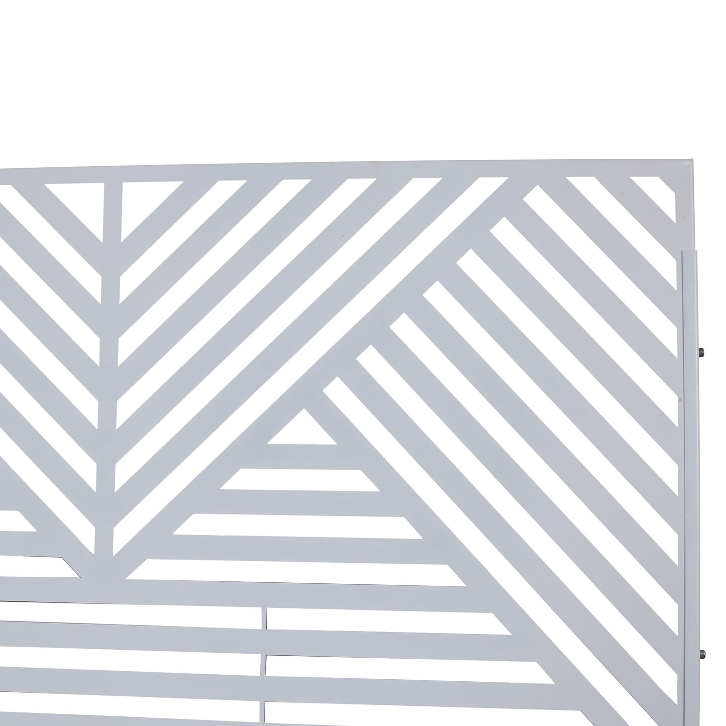 Freestanding Metal Privacy Screen and Stand