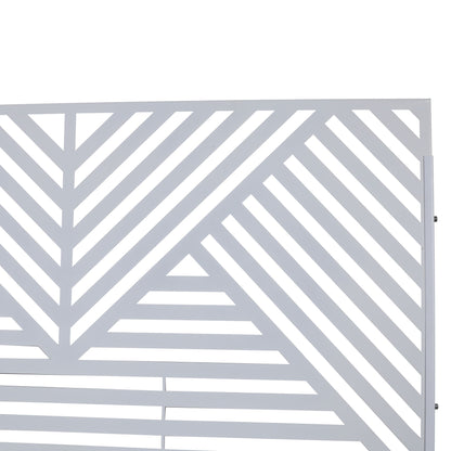 Freestanding Metal Privacy Screen and Stand