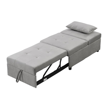 Versatile Folding Ottoman and Sofa Bed Set