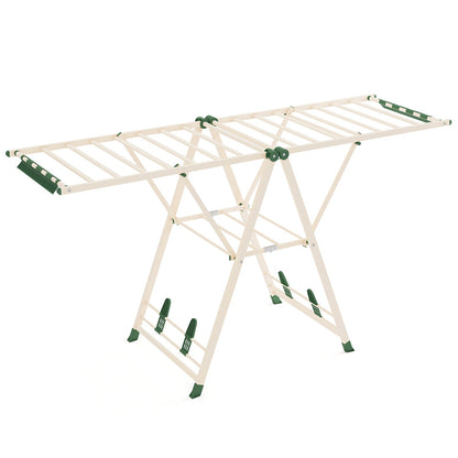 72.5 Inches Clothes Drying Rack with Height Adjustable Wings