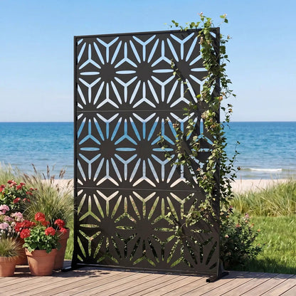 Metal Privacy Screen 72 Inch by 48 Inch Fence