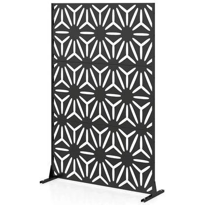 Metal Privacy Screen 72 Inch by 48 Inch Fence