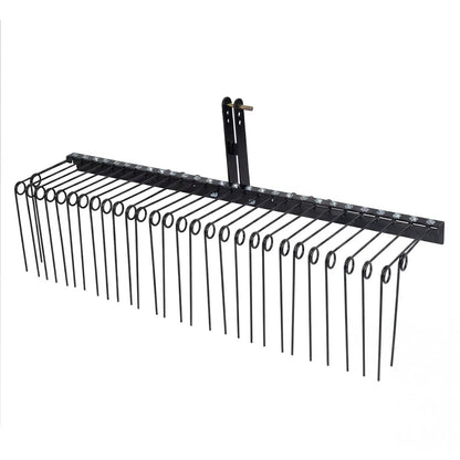 Pine Straw Rake with 30 Coil Tines for Grass