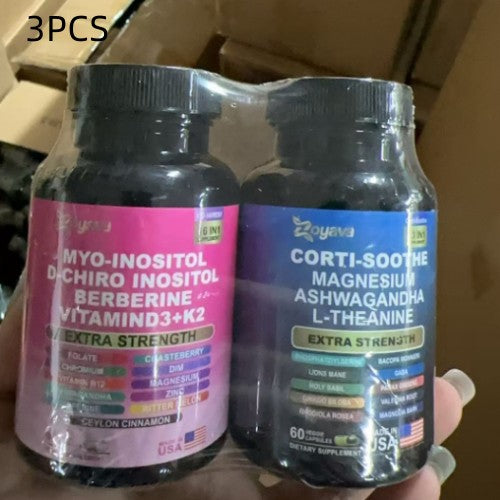 Perfecsy Arginine capsules two bottles with pink and blue labels on Tampa Home & Garden Store