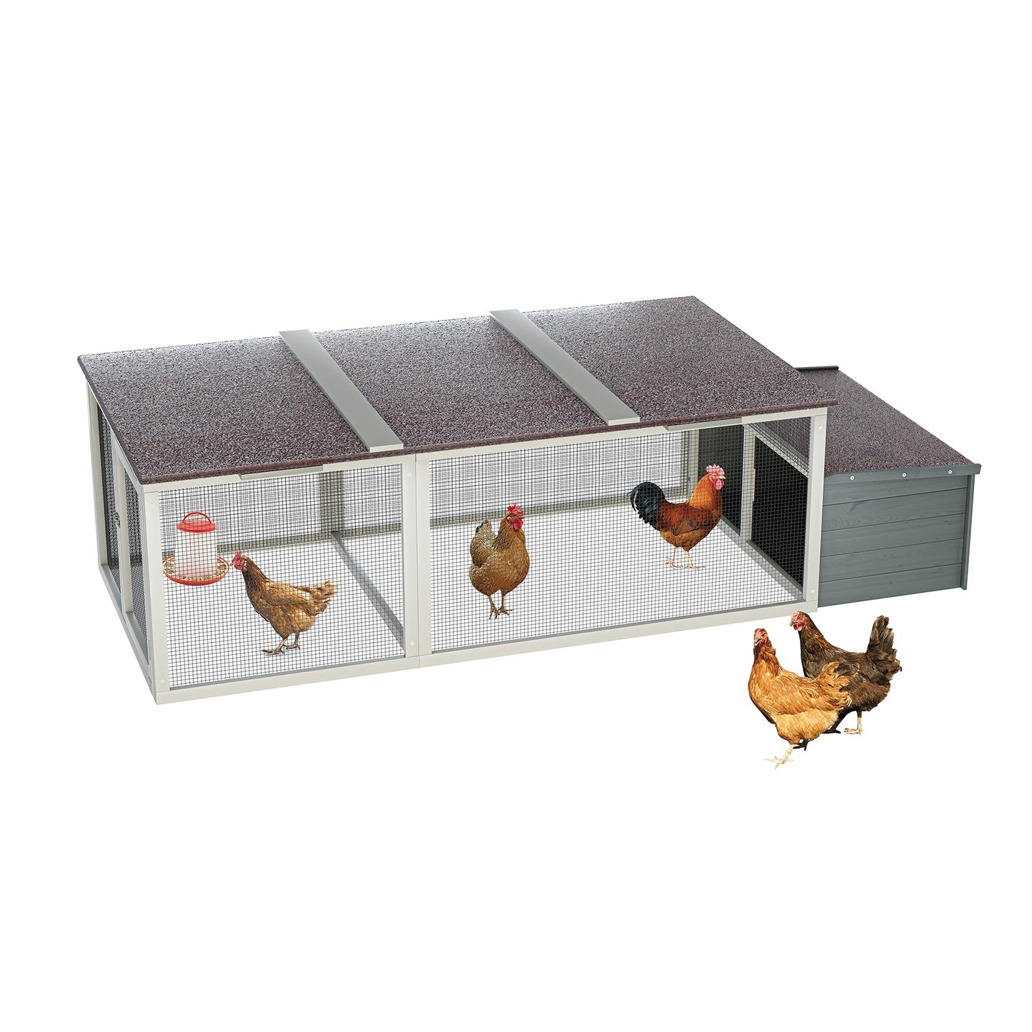 Solid Wooden Chicken Coop and Safe Outdoor House