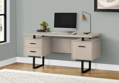 60 Inch Computer Desk For Home Office Drawers