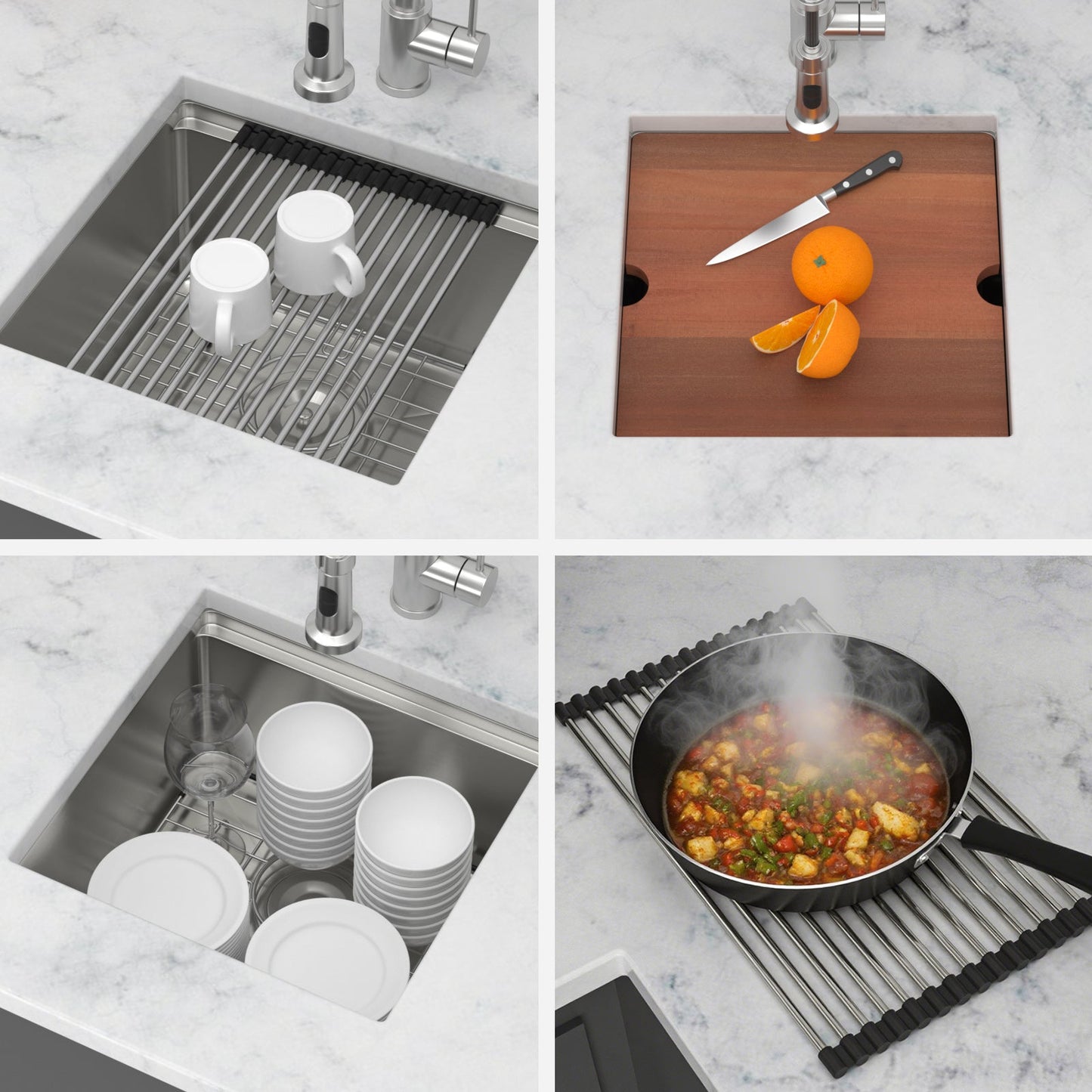 17 Inch Undermount Kitchen Sink and Single Bowl