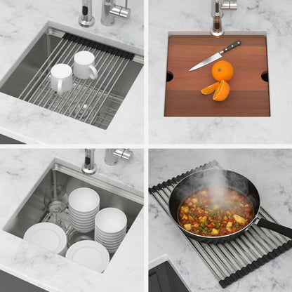 17 Inch Undermount Kitchen Sink and Single Bowl