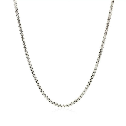 14k white gold box chain necklace 1.7mm by Bids.com on Tampa Home & Garden Store