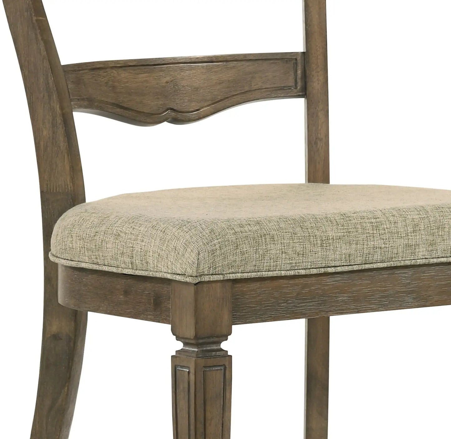 Parfield Weathered Side Chair Set Light Brown Oak