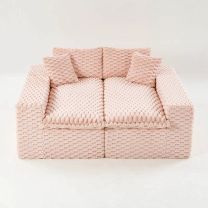 Multifunctional Sofa Side by Side or Facing