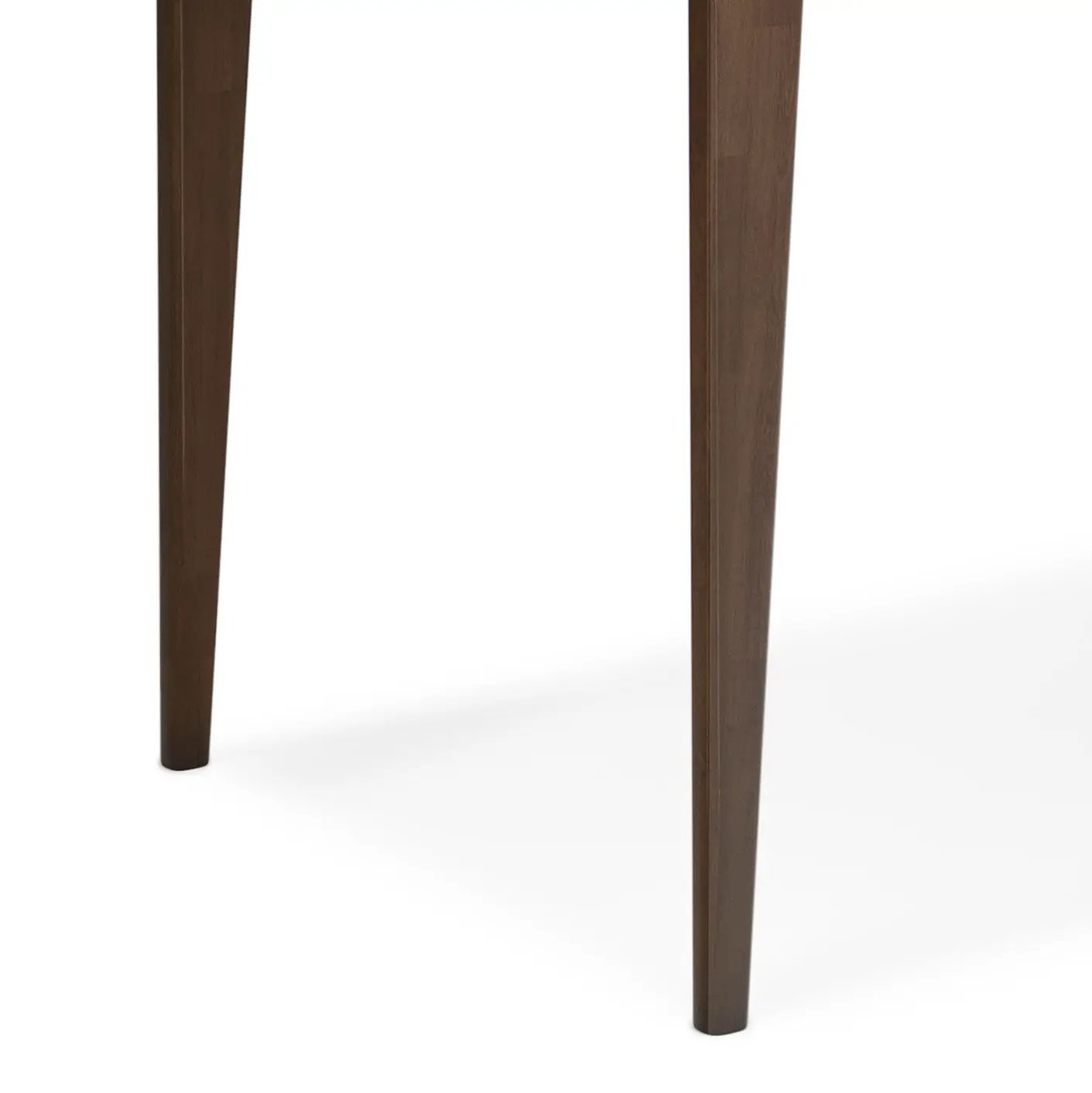 Harper handcrafted desk legs in dark brown wood finish, pair, by Unique Piece Furniture on Tampa Home & Garden Store