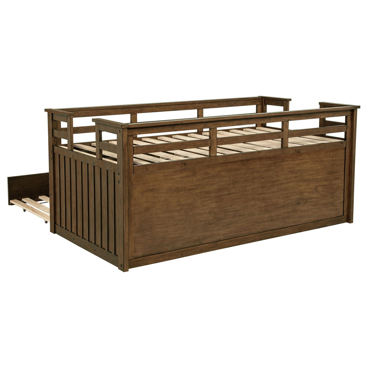 Starboard captain's bed with trundle in dark wood finish by HouseOfZazla on Tampa Home & Garden Store