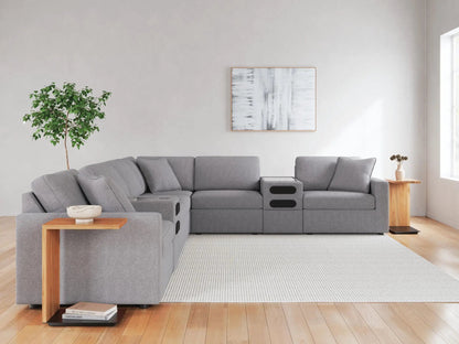 Modmax Sectional in Granite Performance Fabric