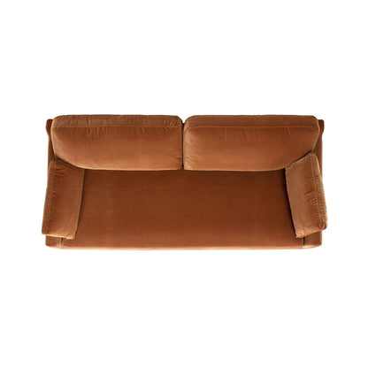 Pasadena Natural Rubberwood and Farmhouse Sofa
