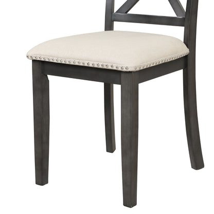 Elegant 5 Pieces Dining Table and 4 Chairs Set