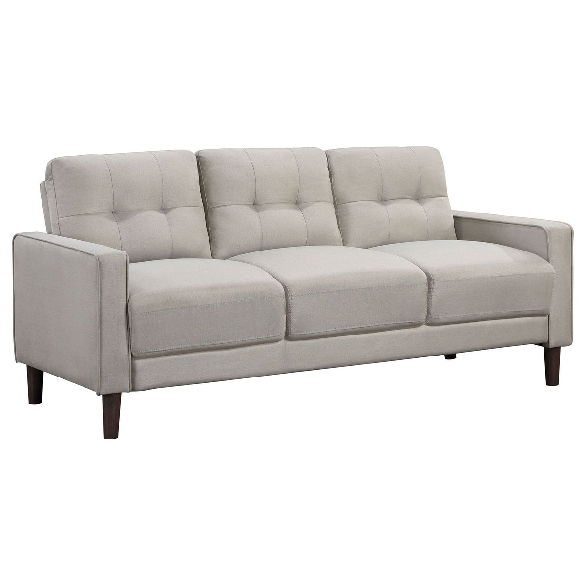 Harvey the Two Piece Tufted Beige Sofa and Set