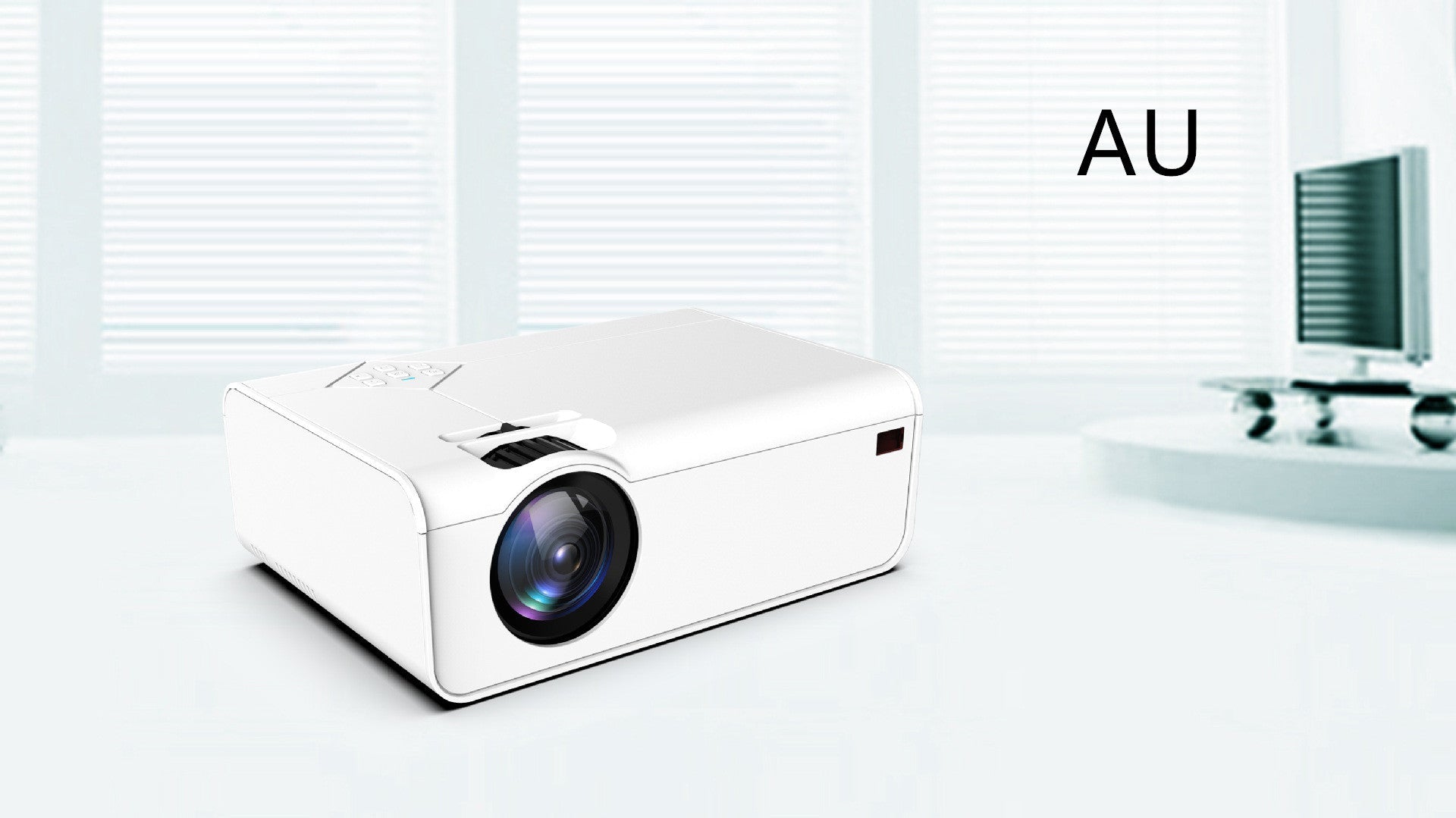 Home Office Android Smart HD Micro Joy Projector white compact projector from My Store on Tampa Home & Garden Store