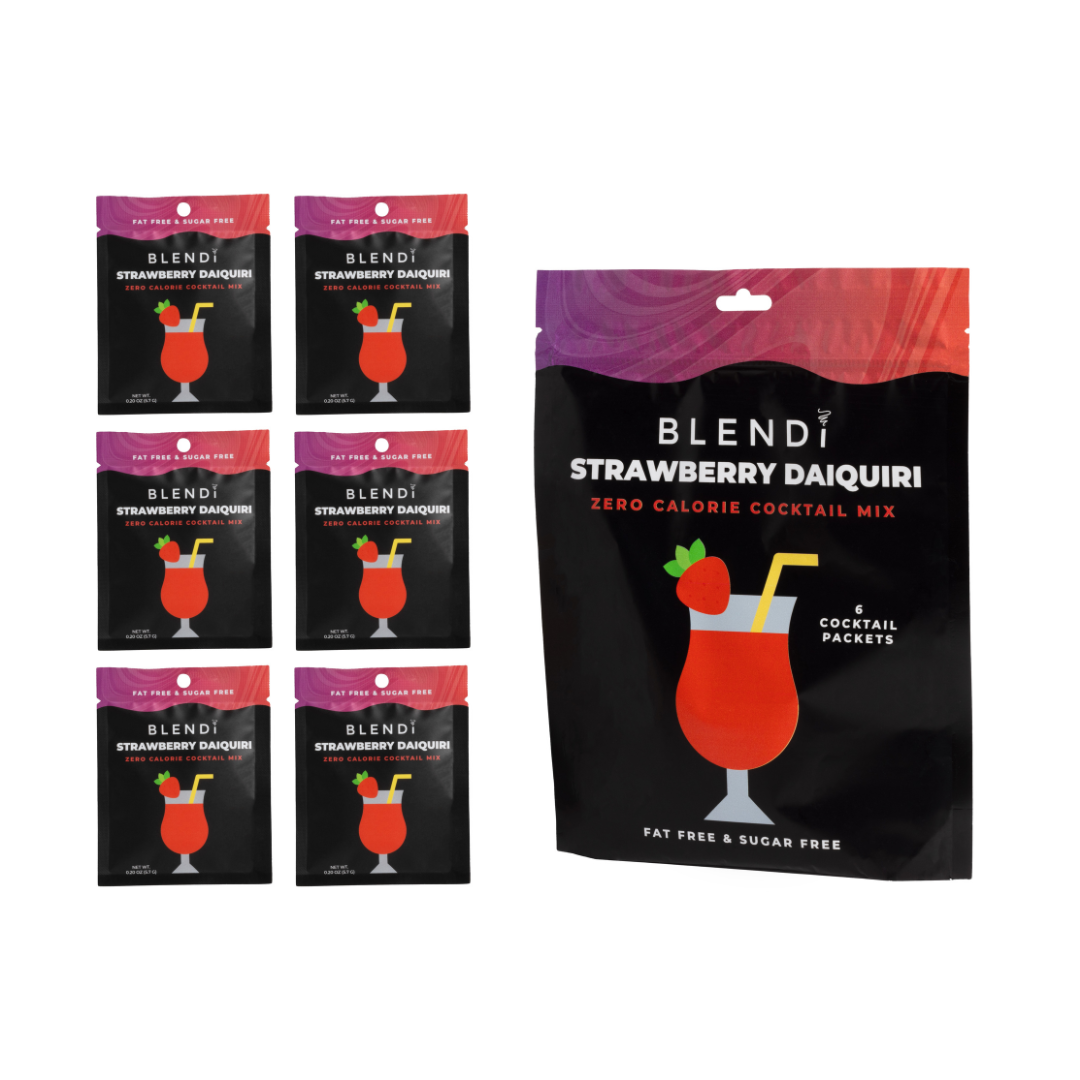 Mezcladores de Mocktails Ligeros – Sabor sin culpa, cero calorías - 1 Paquete (6 Unidades)