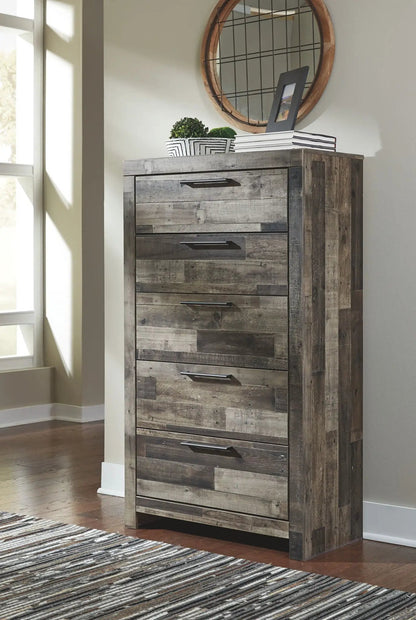 Derekson Panel Bedroom Set with Butcher Block