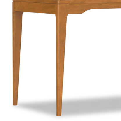 Handcrafted writing desk and keyboard tray in warm honey wood finish by HouseOfZazla on Tampa Home & Garden Store