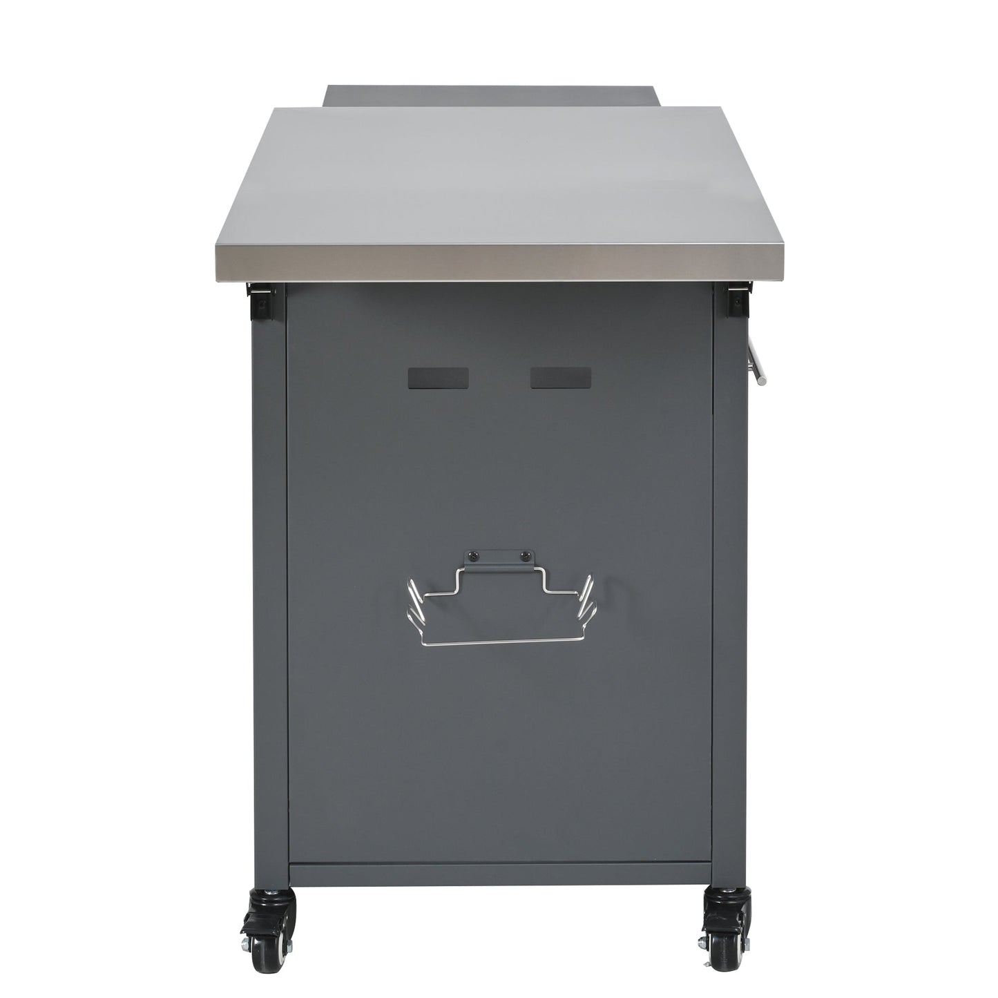 Foldable Outdoor Prep Cart and Storage Shelf
