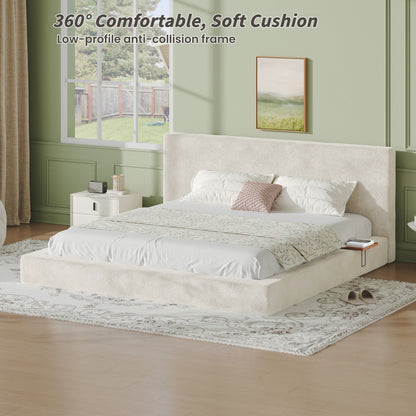 AirFrame King Bed And Sliding Side Table