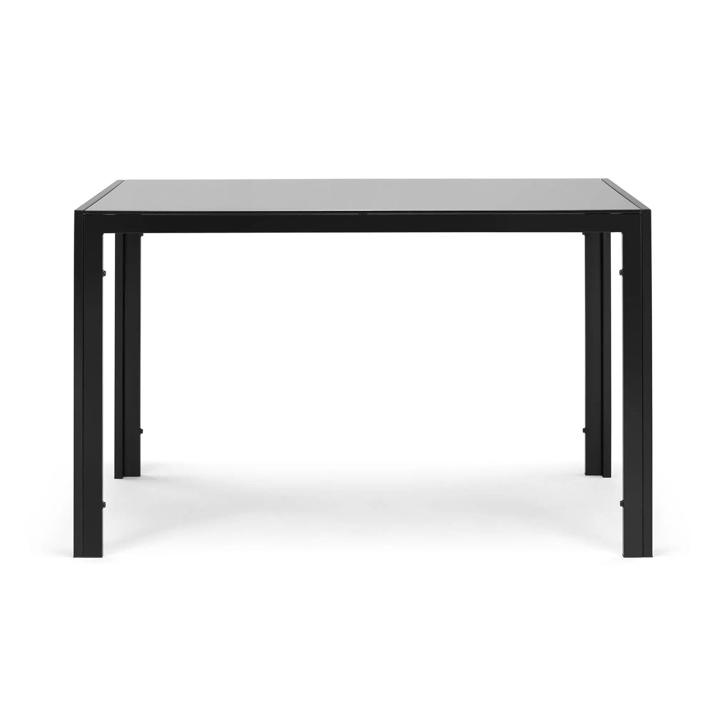 Dining table black metal frame with gray tabletop by Unique Piece Furniture on Tampa Home & Garden Store