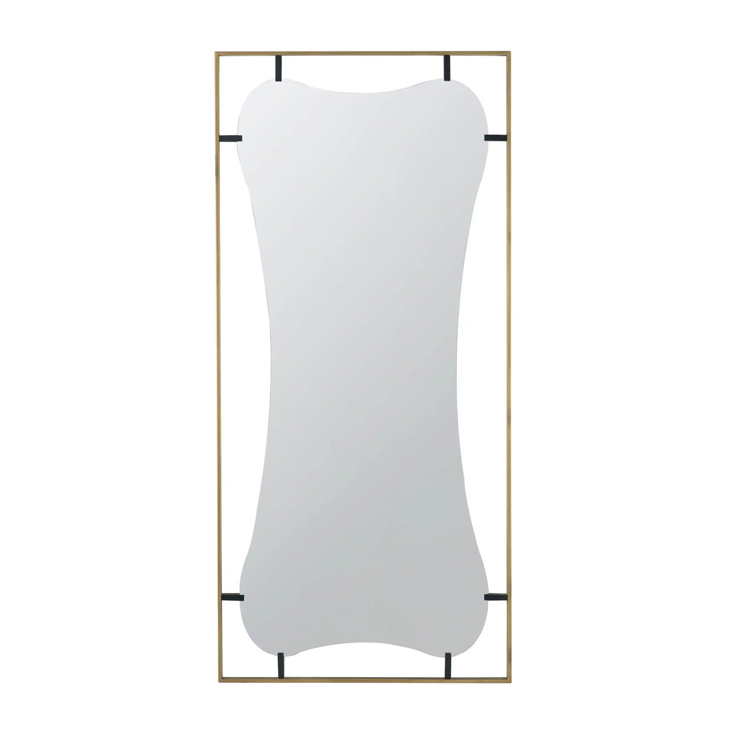 Poppy Mirror With Metal Frame Design Bathroom