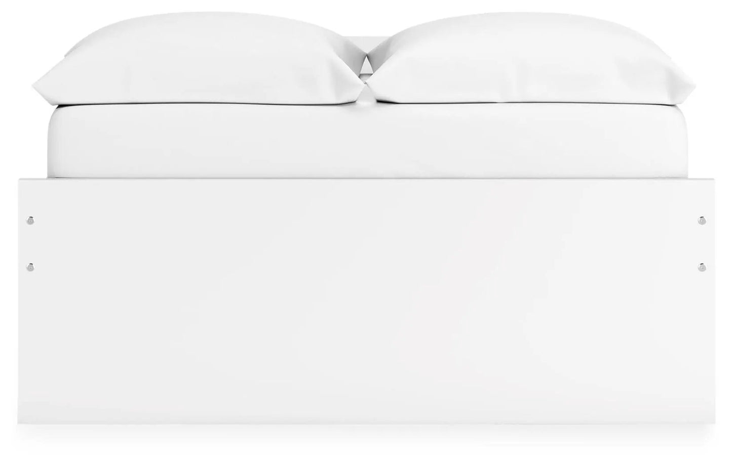 Onita Platform Bed white storage bed by Unique Piece Furniture with sleek panel base on Tampa Home & Garden Store