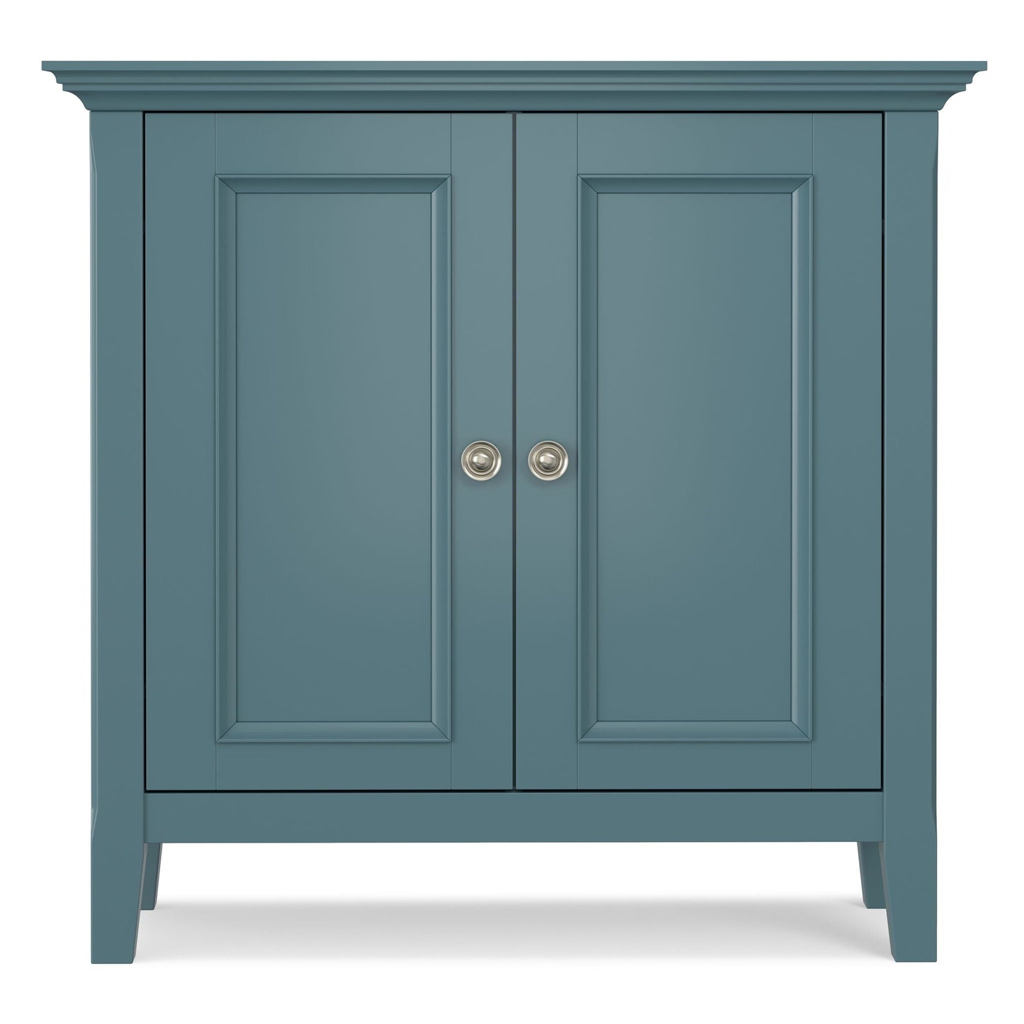 Amherst handcrafted low storage cabinet, teal cabinet with doors by HouseOfZazla on Tampa Home & Garden Store