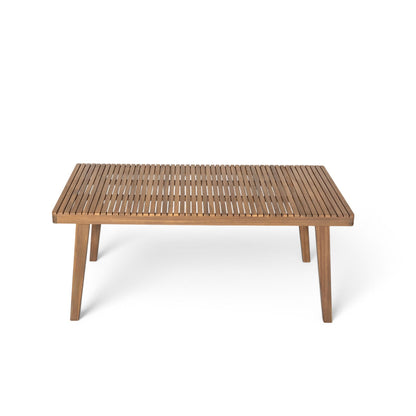 Acacia Wood Outdoor Dining Table With Slats