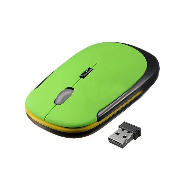 Laptop wireless mouse FLIPSTYLEZLLC lime green with USB dongle on Tampa Home & Garden Store
