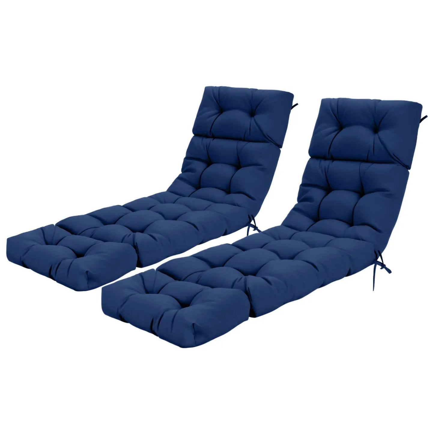 Outdoor Lounge Chaise Cushions Premium Set of Two