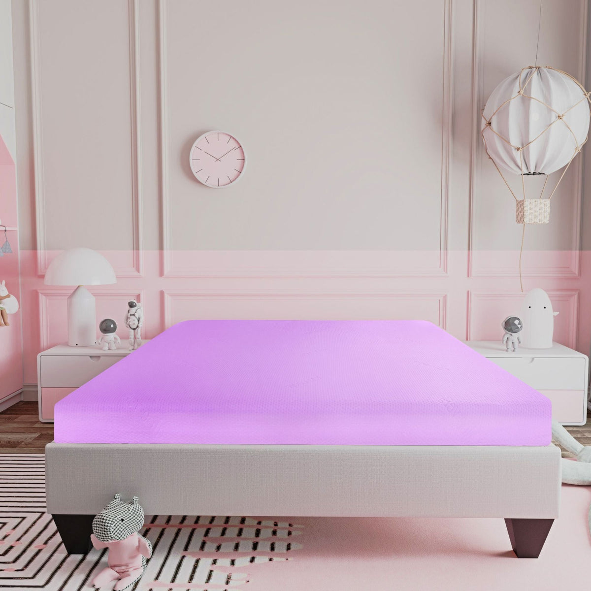 6-inch pink gel memory foam mattress with aloe vera cover, full size by HouseOfZazla on Tampa Home & Garden Store