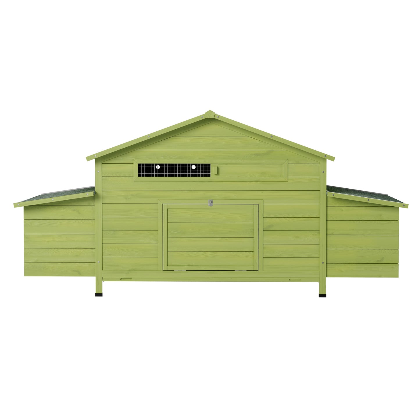 Wooden Chicken Coop with Nesting Boxes and Perch