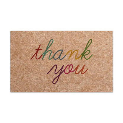 English Holiday Thank You Card for Do It Yourself