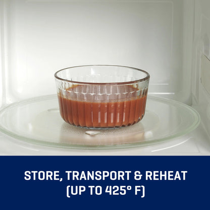 Anchor Hocking Glass Food Storage Containers with SnugFit Lids — Durable, Versatile, and Safe